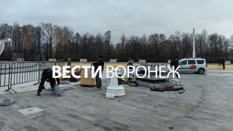 Воронежцам показали преображение Адмиралтейской площади в новогоднюю