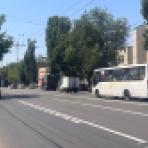 В Воронеже на улице Ворошилова нарисовали выделенку для автобусов