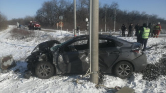 Погибшие при столкновении поезда с Hyundai в Воронежской области оказались супругами