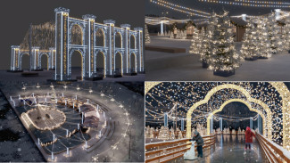 Каток начали устанавливать на Адмиралтейской площади в Воронеже