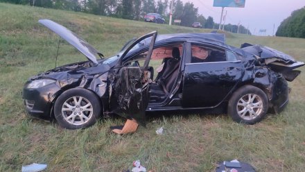 В Воронежской области водитель вылетевшей в кювет иномарки скончался в больнице