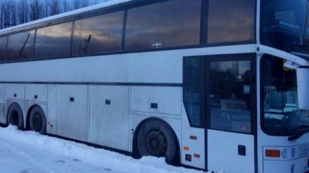 В Воронежской области 30 пассажиров застряли на трассе из-за поломки автобуса