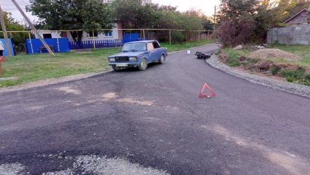 В Воронежской области 17-летний парень на скутере пострадал в ДТП