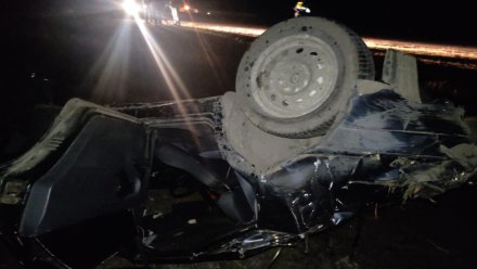 Пьяный водитель потерял управление и вылетел с трассы в Воронежской области