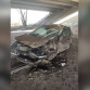 Иномарка упала с Северного моста в Воронеже