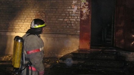 Пожарные спасли двух человек из горящей квартиры в воронежском райцентре