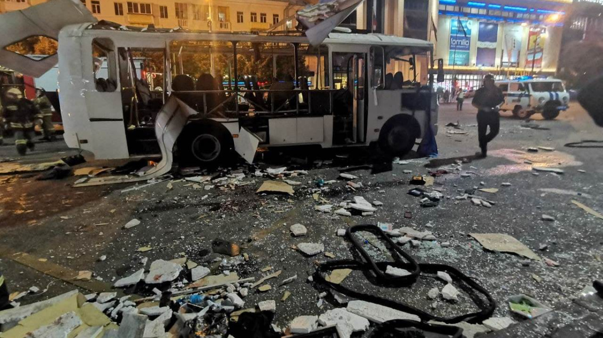 Взрыв автобуса в Воронеже