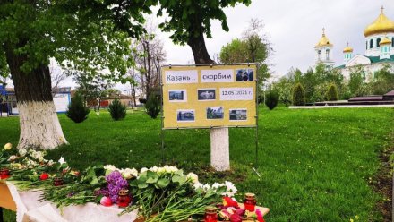 Воронежцы создали мемориал в память о погибших во время стрельбы в Казани