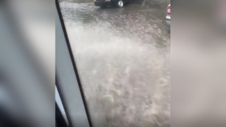 Мощный ливень привёл к потопу в воронежском микрорайоне