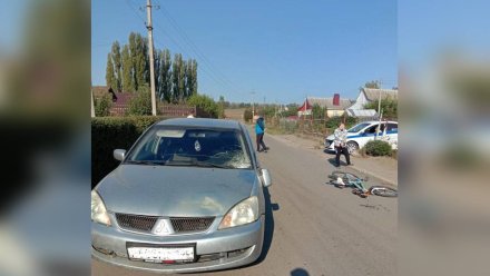 Под Воронежем 11-летний велосипедист попал под колёса Mitsubishi Lancer