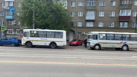 В Воронеже в массовом ДТП с маршрутками пострадала пассажирка