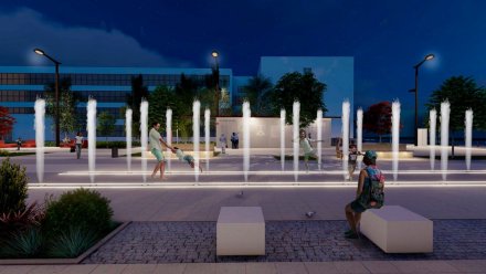 Жителям воронежской Россоши показали проект преображения главной площади города