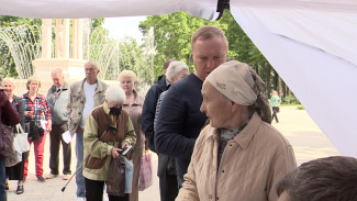 Воронежцы сдали анализы в парке «Орлёнок» 