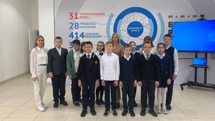 В Штабе поддержки «Единой России» провели патриотический урок для воронежских школьников 