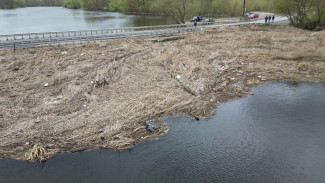 Воронежцы пожаловались на мусор и неприятный запах в Рамони после половодья
