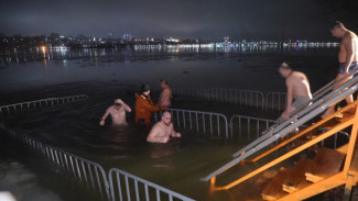 Около 9 тыс. воронежцев окунулись в купели на Крещение