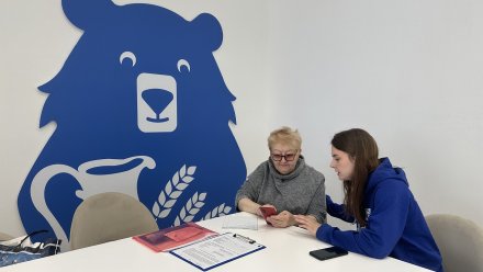 Уроки цифровой грамотности для пожилых жителей Воронежской области проводит «ЕР»