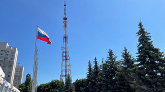 Воронежская телебашня засияет цветами российского флага