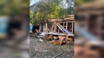 Появились кадры последствий попадания БПЛА в «Дом пионеров» в Воронеже