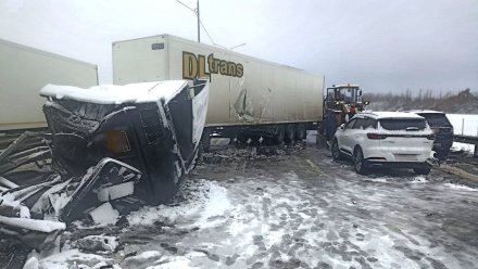 В ставшем причиной пробки на воронежской трассе ДТП пострадали люди