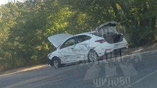 Воронежцы показали на видео ставшее причиной пробки в Шилово ДТП