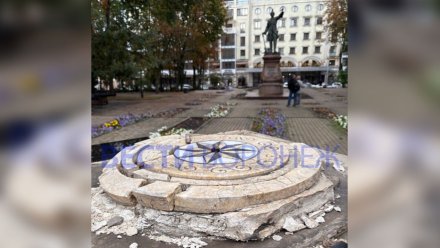 Разрушенные Солнечные часы в центре Воронежа отремонтируют в 2027 году