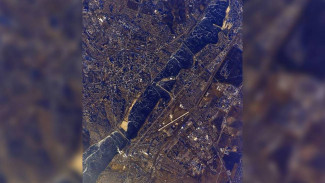 Космонавт показал, как выглядит Воронеж с борта МКС
