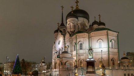 Тысячи воронежцев пришли в храмы в рождественскую ночь
