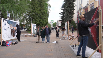 Полотна о Дне Великой Победы. Как в Воронеже проходит конкурс граффити