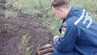 В Воронежской области взорвали две миномётные мины