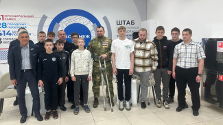 «Единая Россия» организовала встречу с участниками СВО для юных воронежских спортсменов