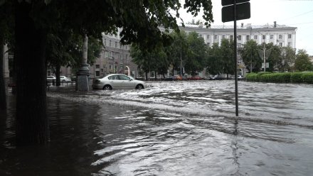 В Воронеже создадут оперативный штаб для борьбы с последствиями сильнейшего ливня