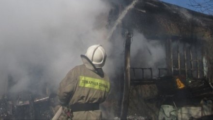 Пенсионер попал в больницу после пожара в воронежском селе