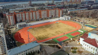 Воронежцам показали обновлённый стадион «Буран» с высоты птичьего полёта