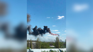 Появились результаты анализов воздуха в Воронеже после крупного пожара на «Синтезкаучуке»