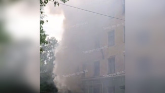 Общежитие воронежского техуниверситета загорелось в Воронеже