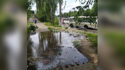 Воронежцы сообщили о потопе возле Юго-Западного рынка