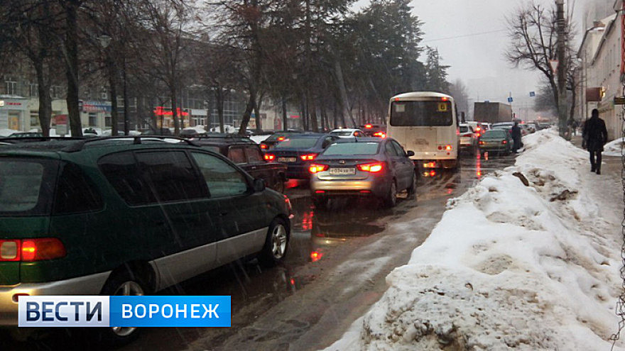 Воронеж вошёл в число городов-чемпионов по количеству дорожных пробок