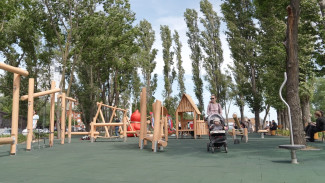 Детскую площадку открыли на воронежской Петровской набережной