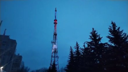 Воронежская телебашня засияет вечером 26 декабря