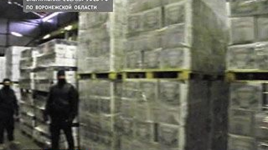 90 тонн фальсифицированного алкоголя обнаружено на одном из складов Воронежа