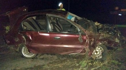 В Воронежской области после ДТП иномарка вылетела в кювет: пострадали двое