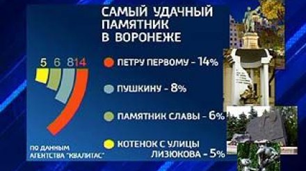 Воронежцы выбрали самые удачные с художественной точки зрения памятники
