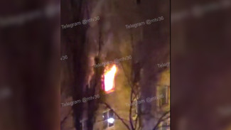 Пострадавший при пожаре в 9-этажке воронежец попал в реанимацию