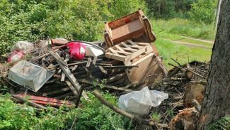 У воронежского психоневрологического диспансера образовалась незаконная свалка