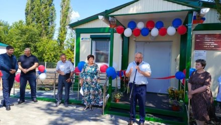 В Бобровском районе при поддержке «Единой России» открыли современный медпункт 