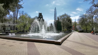 В воронежском Кольцовском сквере заработал фонтан 