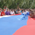 В Воронеже развернули 100-метровый флаг России