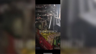 Воронежцам показали на видео последствия пожара в нововоронежском ТЦ