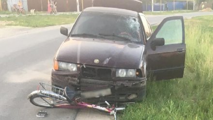 В Воронежской области водитель BMW сбил 15-летнюю девочку на велосипеде